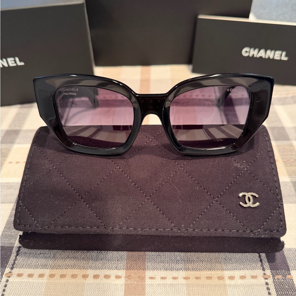 Chanel Black Sunglasses